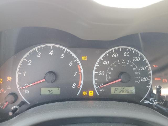 1NXBU4EE3AZ262030 - 2010 TOYOTA COROLLA BASE أحمر صورة 9