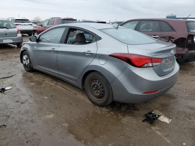 KMHDH4AE6GU502196 - 2016 HYUNDAI ELANTRA SE GRAY photo 2