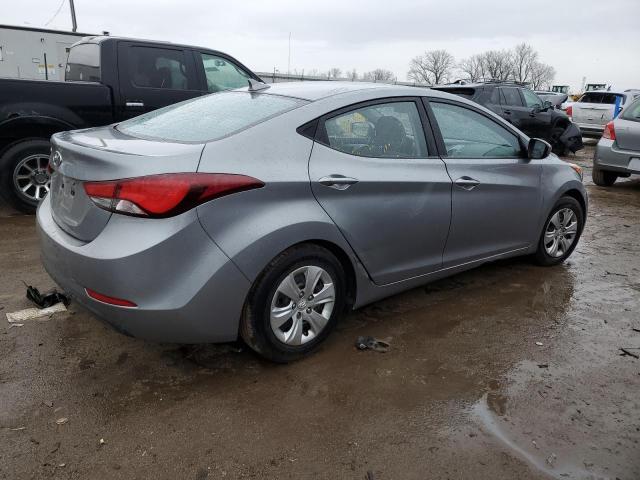 KMHDH4AE6GU502196 - 2016 HYUNDAI ELANTRA SE GRAY photo 3