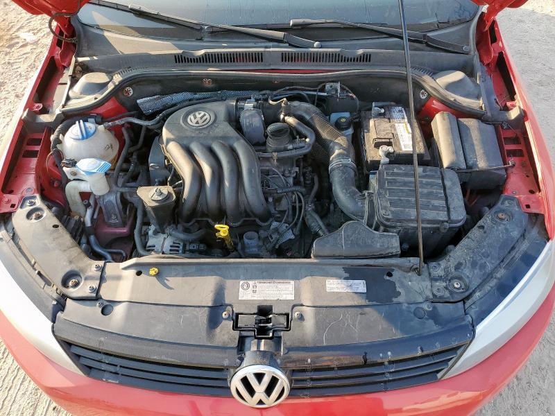 3VW2K7AJ8EM313057 - 2014 VOLKSWAGEN JETTA BASE 红色 照片 11