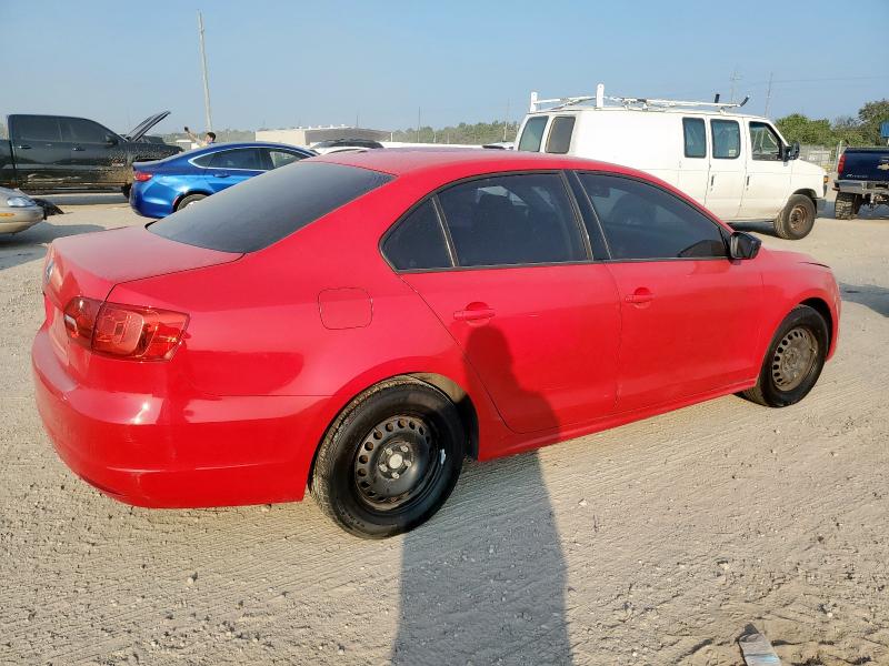3VW2K7AJ8EM313057 - 2014 VOLKSWAGEN JETTA BASE 红色 照片 3