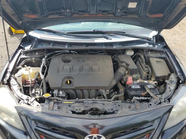 2T1BU4EE9CC815574 - 2012 TOYOTA COROLLA BASE BLACK photo 11