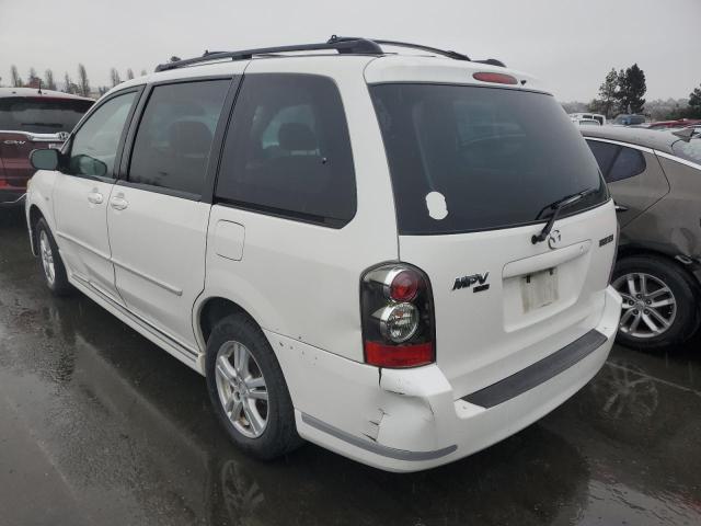 JM3LW28A440525449 - 2004 MAZDA MPV WAGON WHITE photo 2