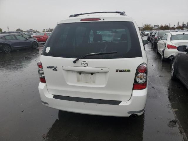 JM3LW28A440525449 - 2004 MAZDA MPV WAGON WHITE photo 6