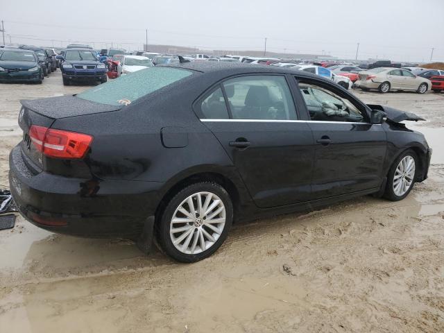 3VWLA7AJ9FM294513 - 2015 VOLKSWAGEN JETTA TDI BLACK photo 3