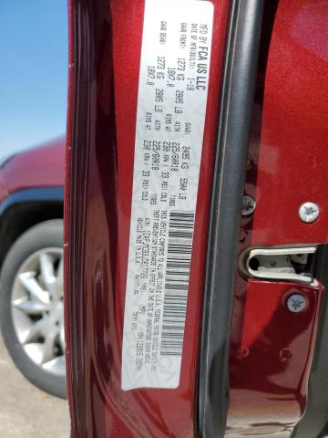 1C4PJMCB3JD617726 - 2018 JEEP CHEROKEE LATITUDE 红色 照片 13