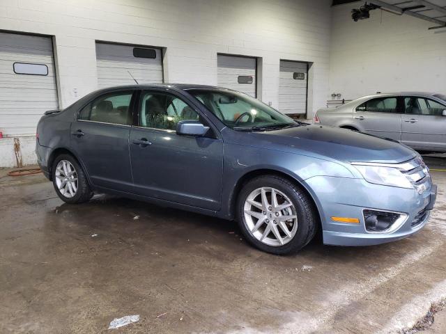 3FAHP0JA0CR235742 - 2012 FORD FUSION SEL BLUE photo 4