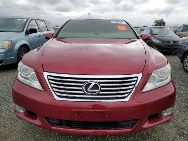 JTHBL5EF9B5105814 - 2011 LEXUS LS 460 RED photo 5