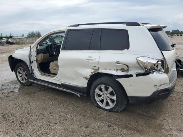 5TDZK3EH8DS119175 - 2013 TOYOTA HIGHLANDER BASE Білий фото 2