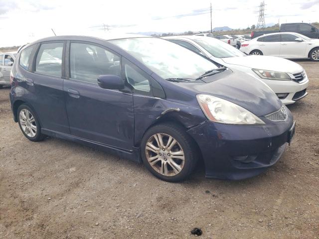 JHMGE88409S055389 - 2009 HONDA FIT SPORT BLUE photo 4