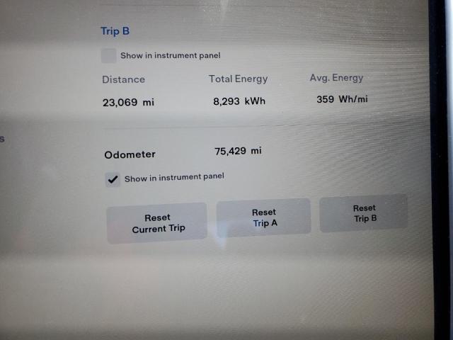 5YJSA1E24GF139307 - 2016 TESLA MODEL S BLACK photo 9