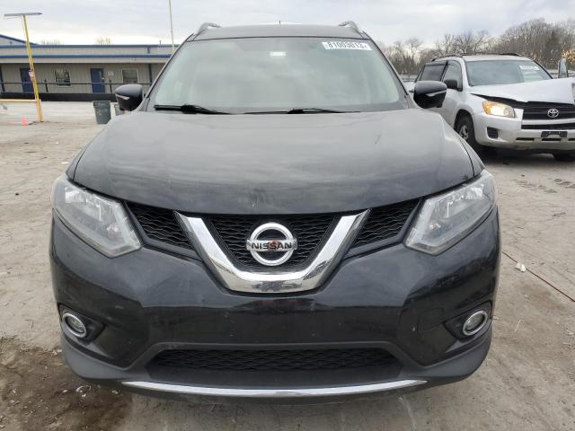 5N1AT2MV9EC761785 - 2014 NISSAN ROGUE S BLACK photo 5