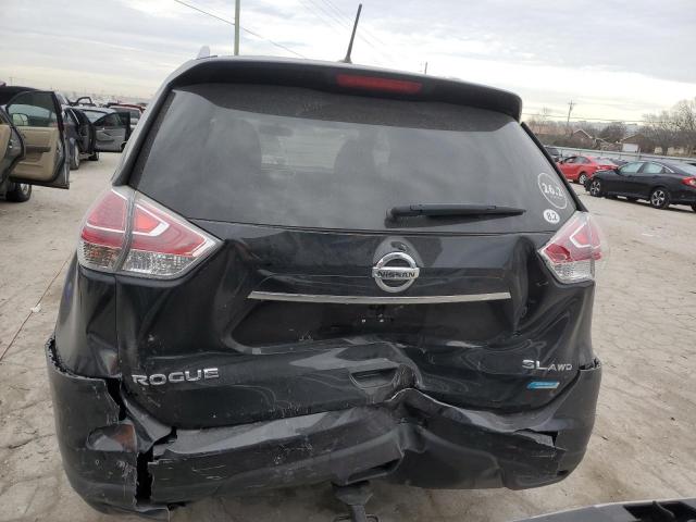 5N1AT2MV9EC761785 - 2014 NISSAN ROGUE S BLACK photo 6