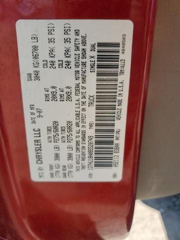 1D7HU18N08S520749 - 2008 DODGE RAM 1500 ST Qırmızı foto 12