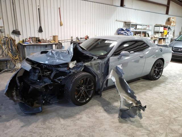 2C3CDZFJ9MH651512 - 2021 DODGE CHALLENGER R/T SCAT PACK GRAY photo 1