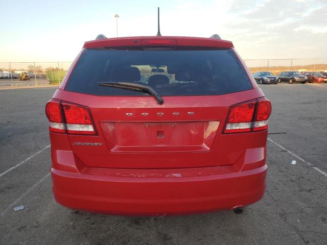 3C4PDCAB0ET284020 - 2014 DODGE JOURNEY SE RED photo 6