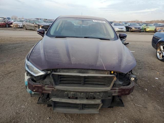 3FA6P0HD2JR252398 - 2018 FORD FUSION SE BURGUNDY photo 5