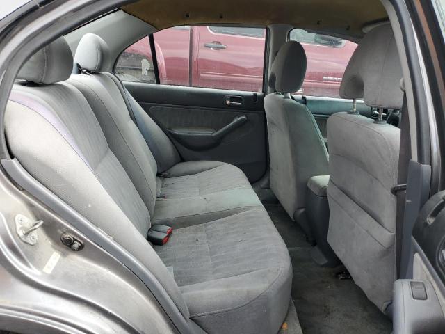 2HGES16595H548933 - 2005 HONDA CIVIC LX GRAY photo 10