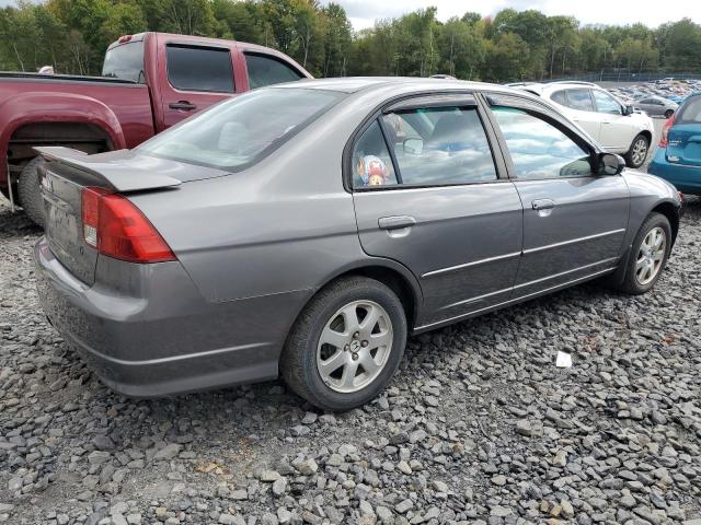 2HGES16595H548933 - 2005 HONDA CIVIC LX GRAY photo 3