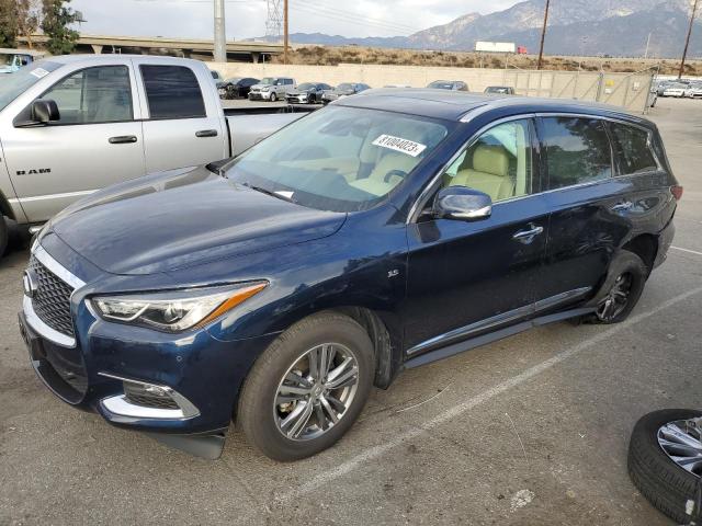 5N1DL0MN3KC569002 - 2019 INFINITI QX60 LUXE BLUE photo 1