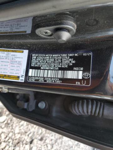 NMTKHMBX3MR123604 - 2021 TOYOTA C-HR XLE Қара фото 14