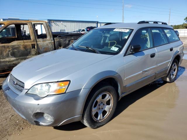 4S4BP61C976313325 - 2007 SUBARU LEGACY OUTBACK 2.5I SILVER photo 1