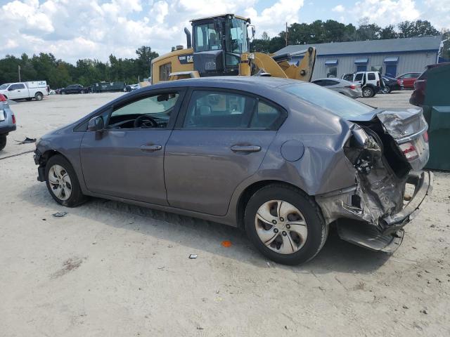 19XFB2F56DE068576 - 2013 HONDA CIVIC LX BROWN photo 2