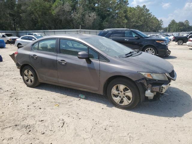 19XFB2F56DE068576 - 2013 HONDA CIVIC LX BROWN photo 4