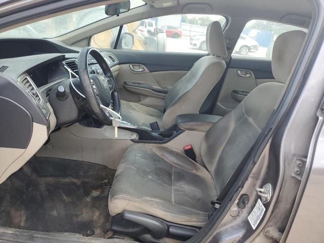 19XFB2F56DE068576 - 2013 HONDA CIVIC LX BROWN photo 7