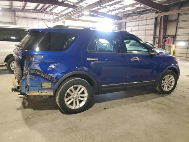 1FM5K8D87EGA68238 - 2014 FORD EXPLORER XLT 蓝色 照片 3