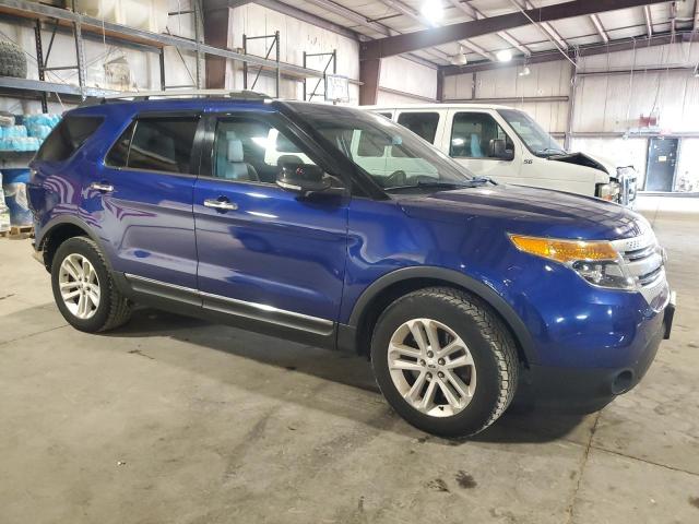 1FM5K8D87EGA68238 - 2014 FORD EXPLORER XLT 蓝色 照片 4