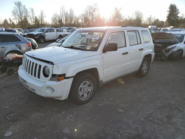 1J8FT28027D398051 - 2007 JEEP PATRIOT SPORT WHITE photo 1