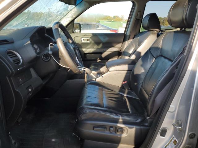 5FNYF4H58BB019408 - 2011 HONDA PILOT EXL SILVER photo 7