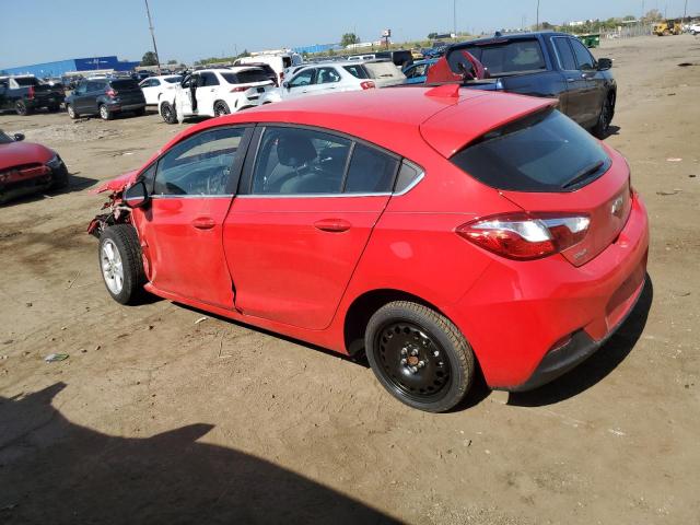 3G1BE6SM8JS602046 - 2018 CHEVROLET CRUZE LT RED photo 2