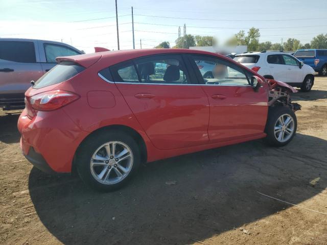 3G1BE6SM8JS602046 - 2018 CHEVROLET CRUZE LT RED photo 3