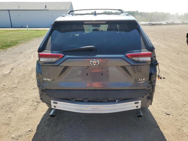 2T3P1RFVXKW034352 - 2019 TOYOTA RAV4 XLE CHARCOAL photo 6