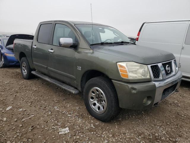 1N6AA07B64N504390 - 2004 NISSAN TITAN XE GREEN photo 4