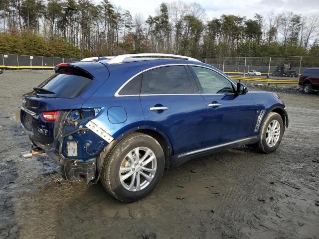 JN8CS1MW9FM483280 - 2015 INFINITI QX70 BLUE photo 3