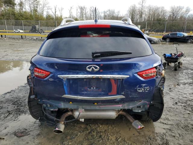 JN8CS1MW9FM483280 - 2015 INFINITI QX70 BLUE photo 6