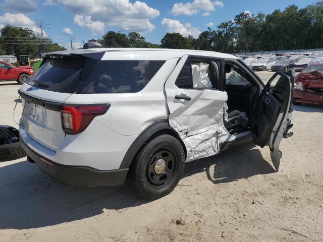 1FM5K8AB3SGA17721 - 2025 FORD EXPLORER POLICE INTERCEPTOR თეთრი ფოტო 3