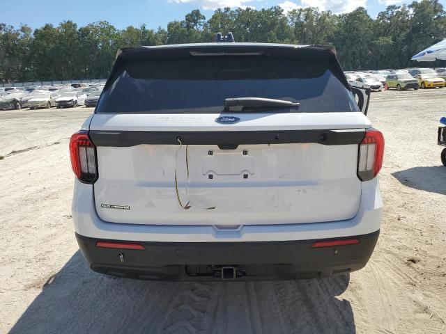 1FM5K8AB3SGA17721 - 2025 FORD EXPLORER POLICE INTERCEPTOR თეთრი ფოტო 6