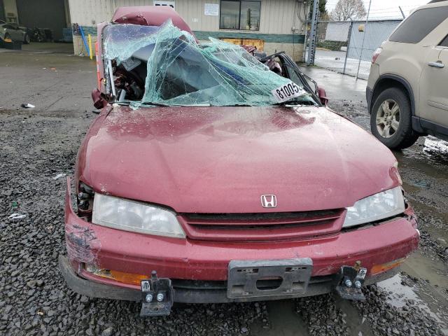 1HGCD5636RA137565 - 1994 HONDA ACCORD LX RED photo 5