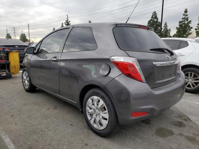 VNKJTUD37EA009276 - 2014 TOYOTA YARIS GRAY photo 2