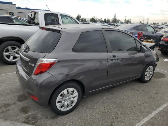 VNKJTUD37EA009276 - 2014 TOYOTA YARIS GRAY photo 3