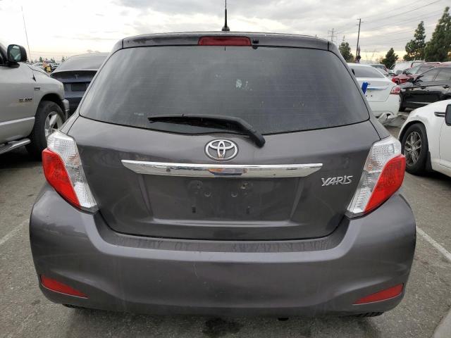 VNKJTUD37EA009276 - 2014 TOYOTA YARIS GRAY photo 6