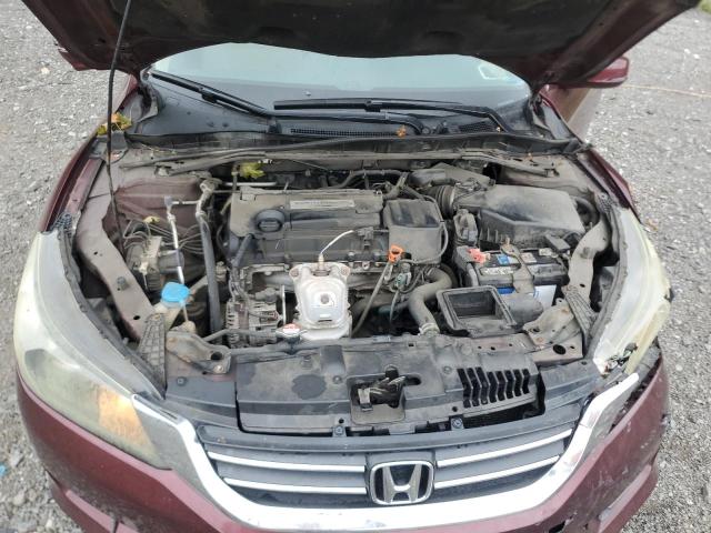 1HGCR2F77EA009879 - 2014 HONDA ACCORD EX ბურგუნდია ფოტო 11