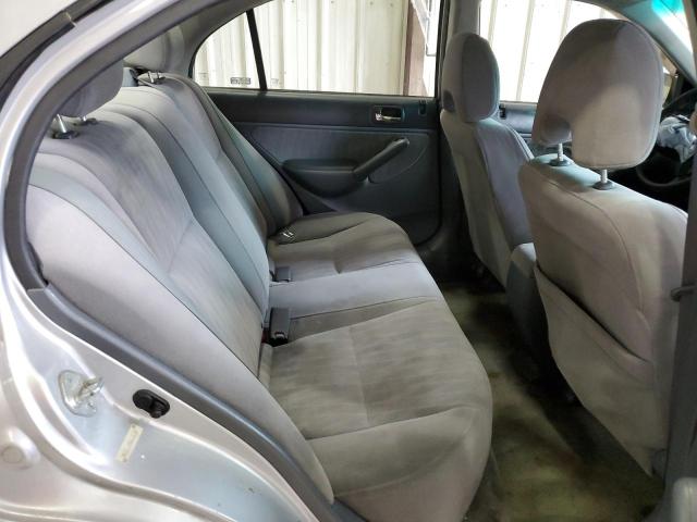 2HGES165X3H604133 - 2003 HONDA CIVIC LX SILVER photo 10