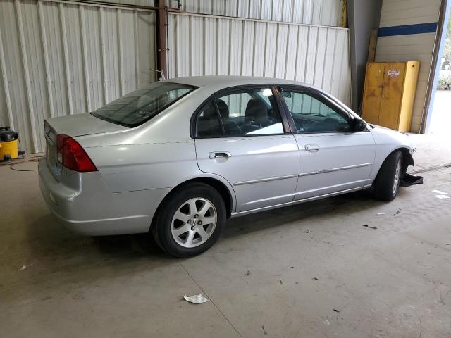 2HGES165X3H604133 - 2003 HONDA CIVIC LX SILVER photo 3