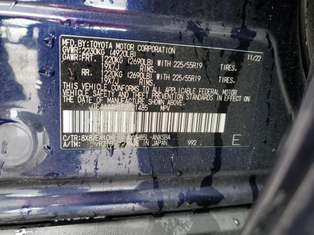 JTEAAAAH1PJ121485 - 2023 TOYOTA VENZA LE Niebieski zdjęcie 13