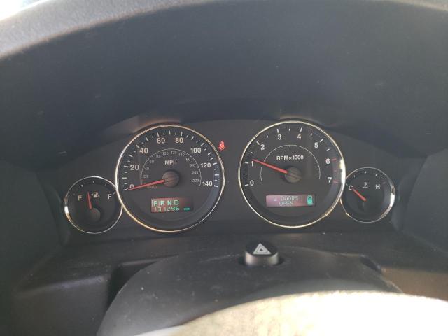 1J8HG58P97C573381 - 2007 JEEP COMMANDER LIMITED Սև լուսանկար 9